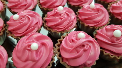 Cupcake Praline - Himbeere